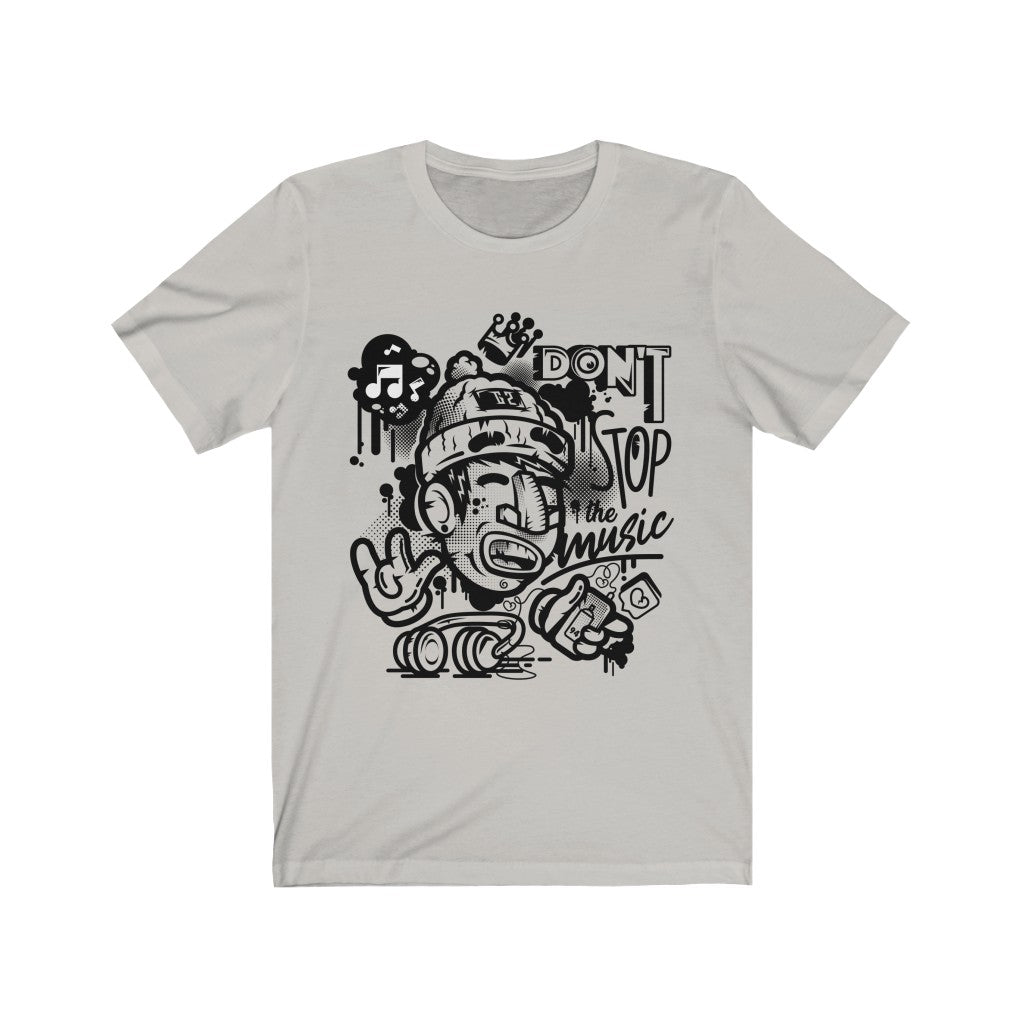 Don't Stop the Music - Unisex Jersey Short Sleeve Tee