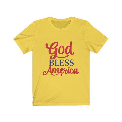 God Bless American - Unisex Jersey Short Sleeve Tee