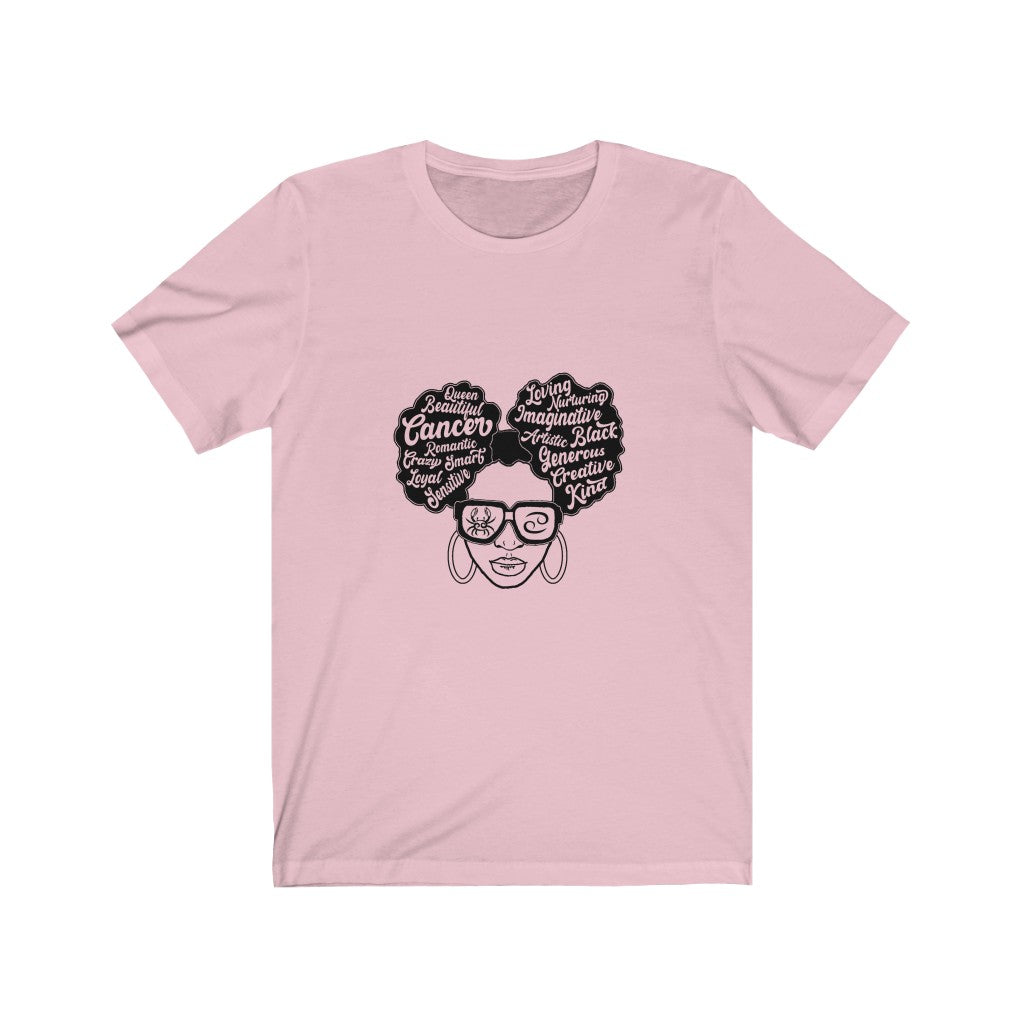 Cancer Afro Puffs - Unisex Jersey Short Sleeve Tee