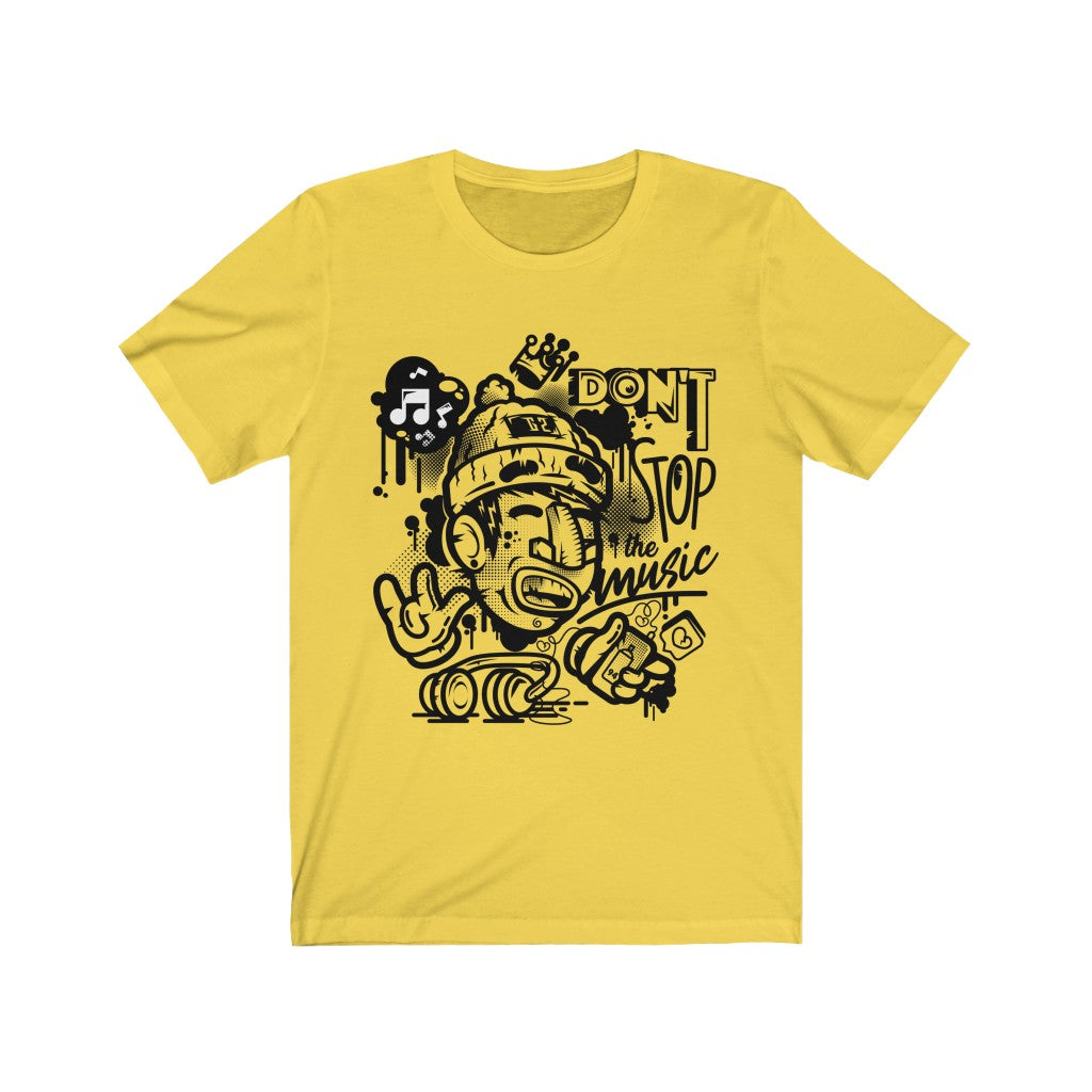 Don't Stop the Music - Unisex Jersey Short Sleeve Tee
