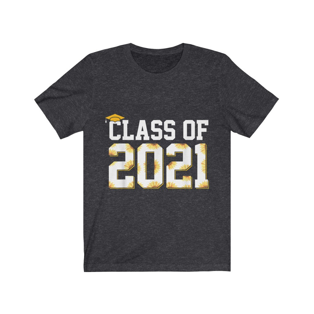 Senior 2021 Flower - Unisex Jersey Short Sleeve Tee
