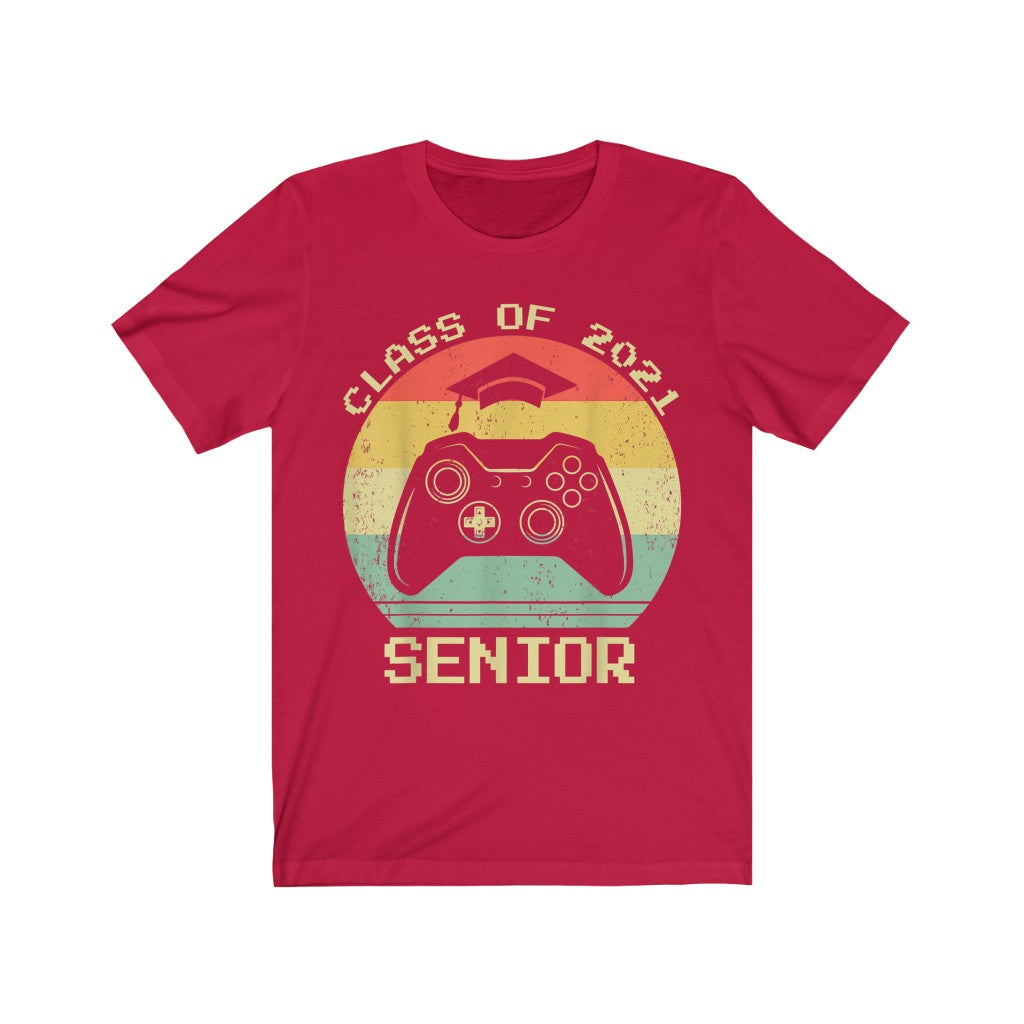 Class of 2021 Gamer - Unisex Jersey Short Sleeve Tee