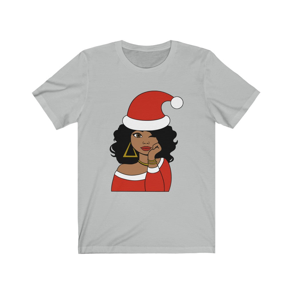Christmas Wink - Unisex Jersey Short Sleeve Tee