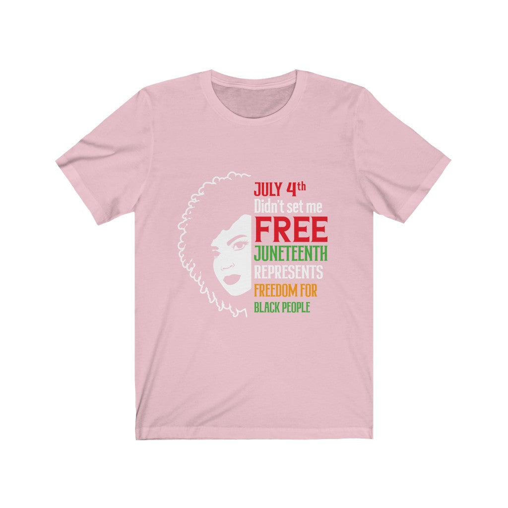 Juneteenth Colorful  Free - Unisex Jersey Short Sleeve Tee
