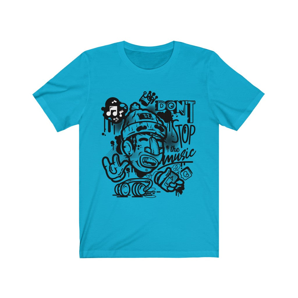 Don't Stop the Music - Unisex Jersey Short Sleeve Tee