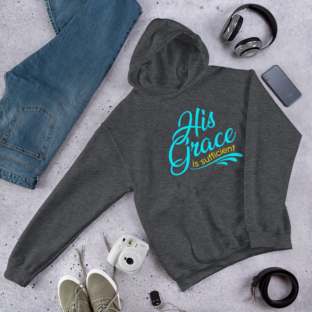 "His Grace is Sufficient" Unisex Hoodie