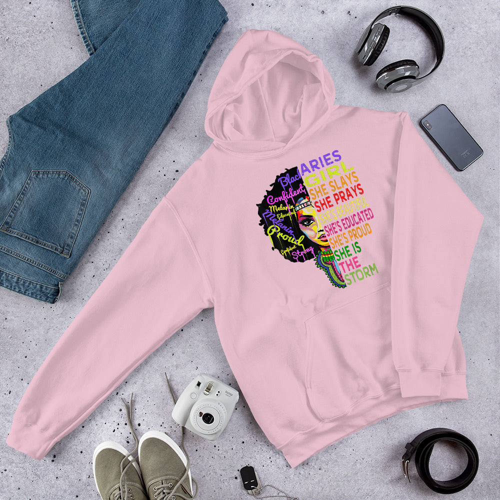 Aries Girl Unisex Hoodie