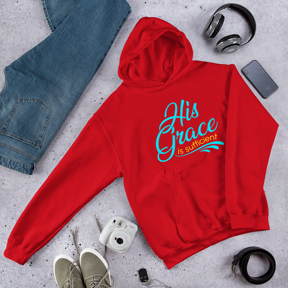 "His Grace is Sufficient" Unisex Hoodie