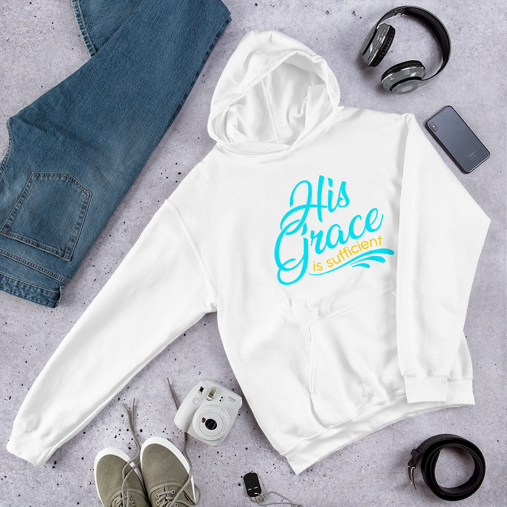 "His Grace is Sufficient" Unisex Hoodie