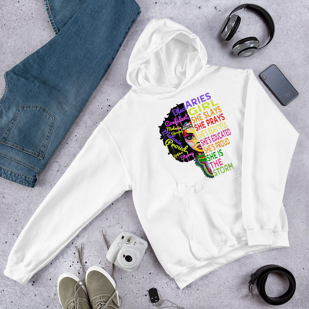 Aries Girl Unisex Hoodie