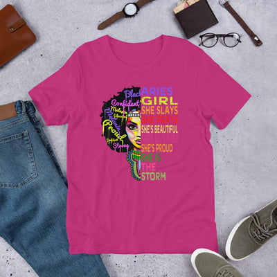 Aries Girl Short-Sleeve Unisex T-Shirt