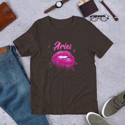 Aries Lips Short-Sleeve Unisex T-Shirt