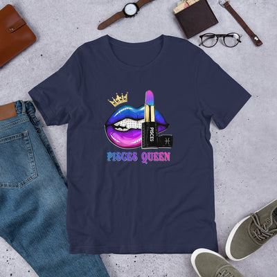 Pisces Queen Lips Short-Sleeve Unisex T-Shirt
